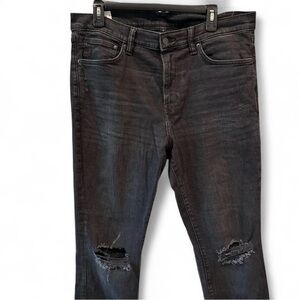 H&M Dark Charcoal Skinny Jeans for Men
